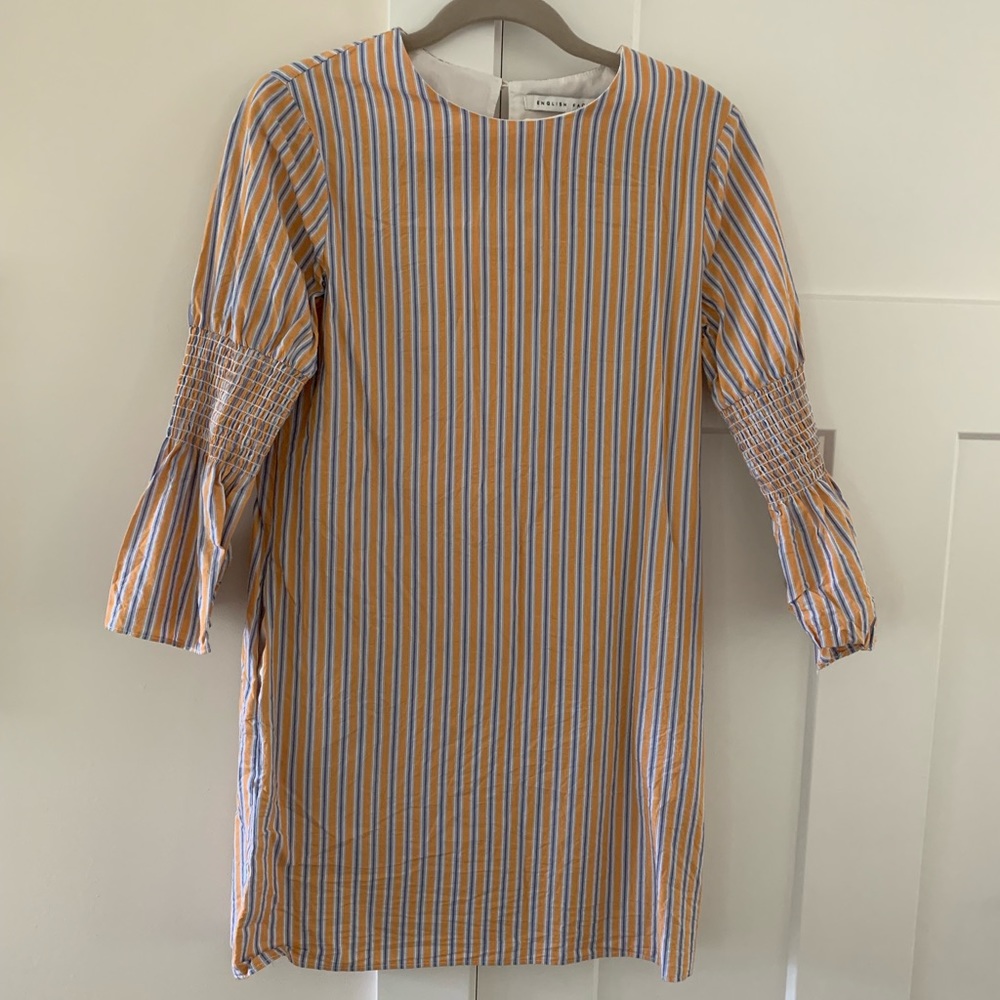 English Rose shift mini dress size S!